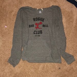 Rogue bar bell club hoodie